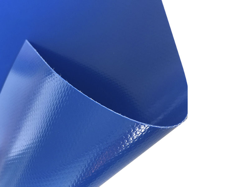 900GSM 1000D 30X30 Cortina laterală pentru camion Țesătură din poliester acoperită cu PVC
