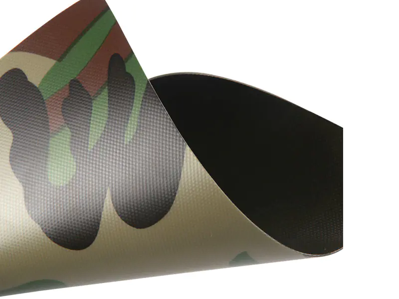 0,52 mm 650GSM 1000D23X23 Camuflaj PVC etanș pentru barcă gonflabilă